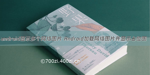 android显示多个网络图片 Android加载网络图片并显示占位图