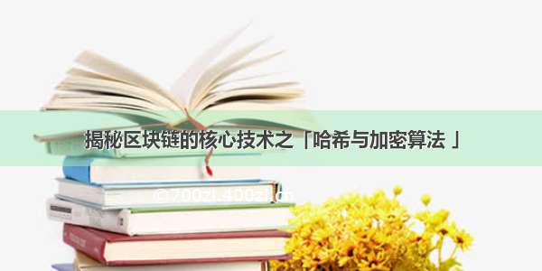 揭秘区块链的核心技术之「哈希与加密算法 」