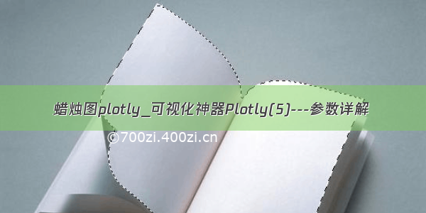 蜡烛图plotly_可视化神器Plotly(5)---参数详解