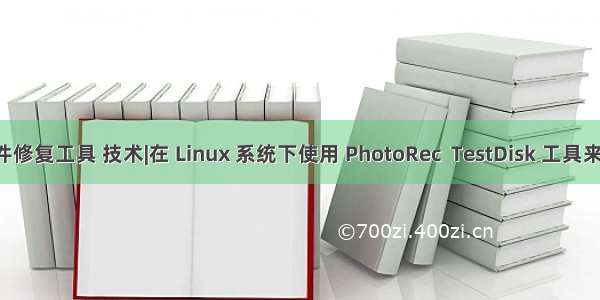 linux 文件修复工具 技术|在 Linux 系统下使用 PhotoRec  TestDisk 工具来恢复文件