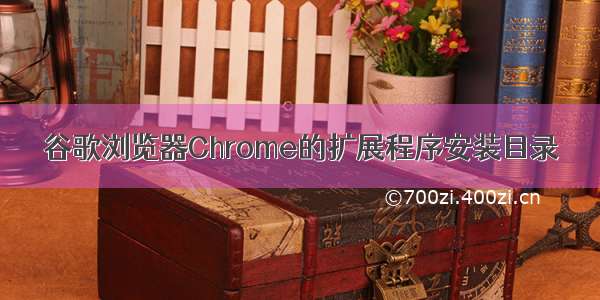 谷歌浏览器Chrome的扩展程序安装目录