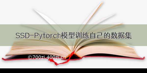 SSD-Pytorch模型训练自己的数据集