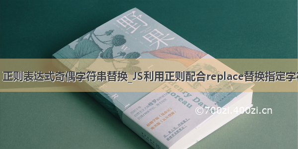 js 正则表达式奇偶字符串替换_JS利用正则配合replace替换指定字符