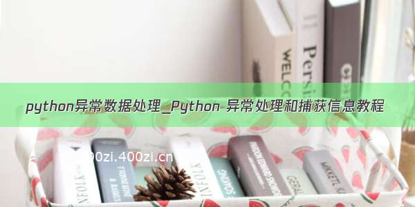 python异常数据处理_Python 异常处理和捕获信息教程