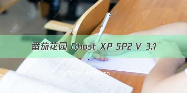 番茄花园 Ghost XP SP2 V 3.1