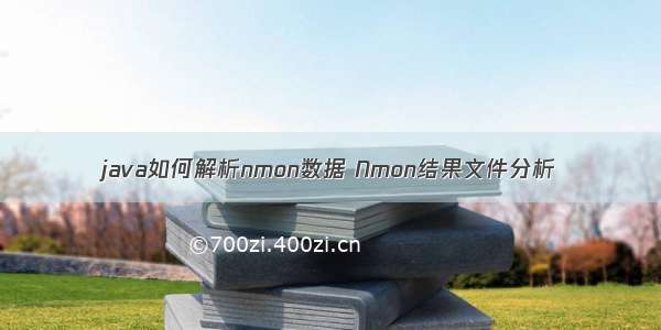 java如何解析nmon数据 Nmon结果文件分析