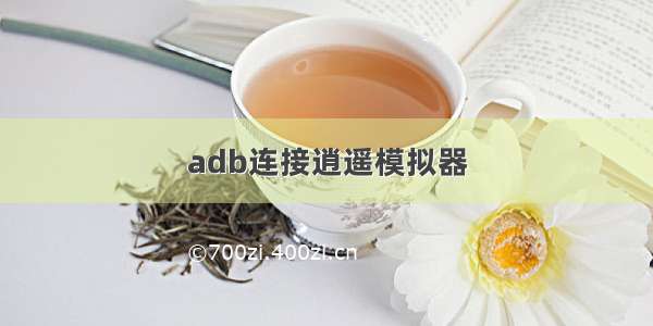 adb连接逍遥模拟器