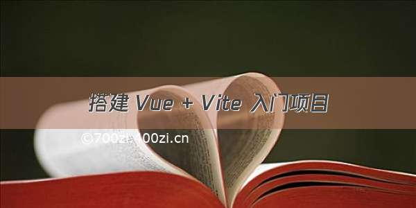 搭建 Vue + Vite 入门项目