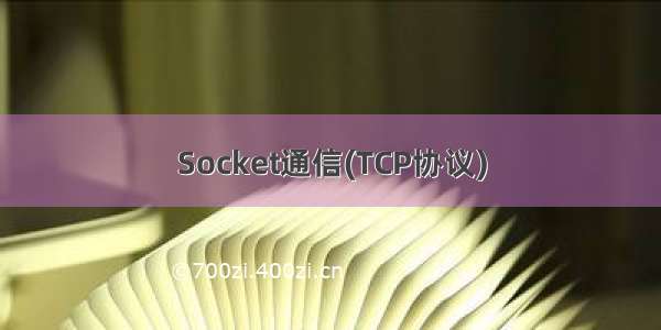 Socket通信(TCP协议)