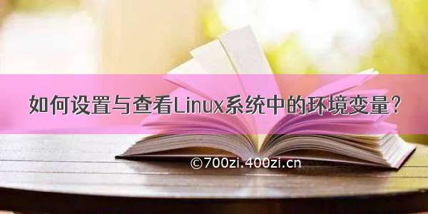 如何设置与查看Linux系统中的环境变量？