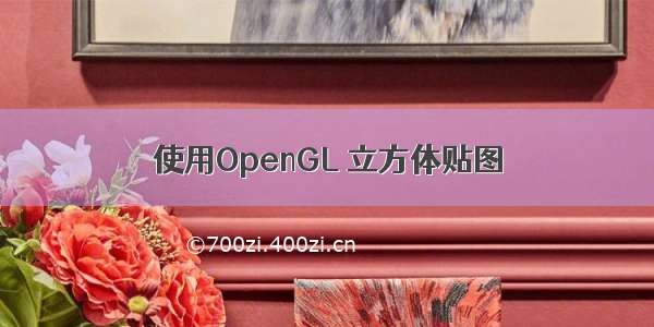 使用OpenGL 立方体贴图