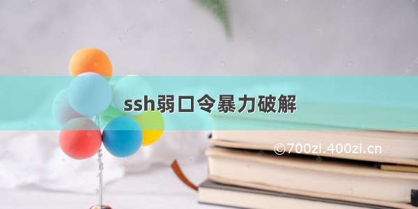 ssh弱口令暴力破解