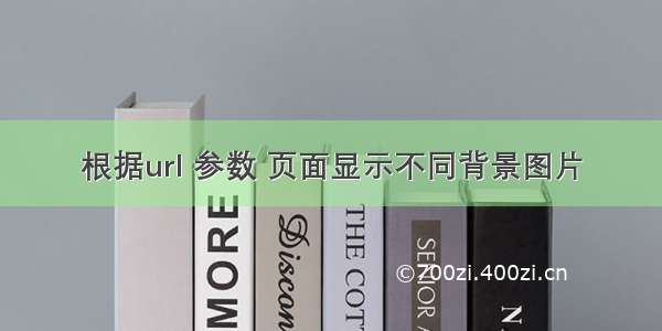 根据url 参数 页面显示不同背景图片