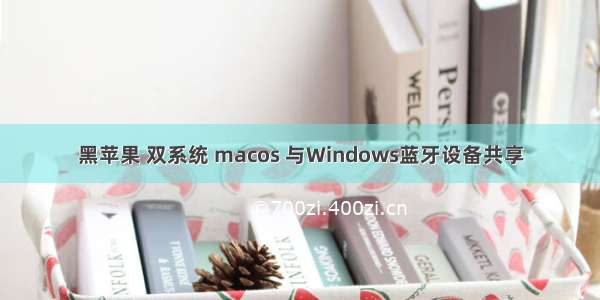 黑苹果 双系统 macos 与Windows蓝牙设备共享