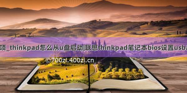 thinkpad选择启动项_thinkpad怎么从u盘启动|联想thinkpad笔记本bios设置usb启动教程－系统城...