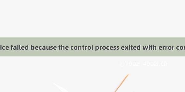 Job for network.service failed because the control process exited with error code. See “systemctl st