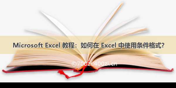 Microsoft Excel 教程：如何在 Excel 中使用条件格式？