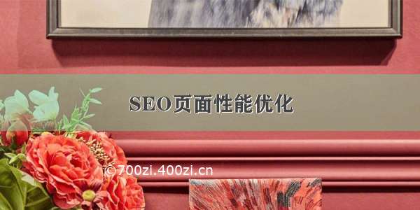 SEO页面性能优化