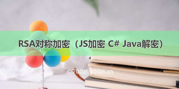 RSA对称加密（JS加密 C# Java解密）