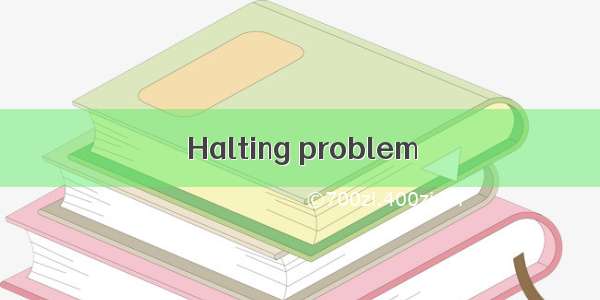 Halting problem