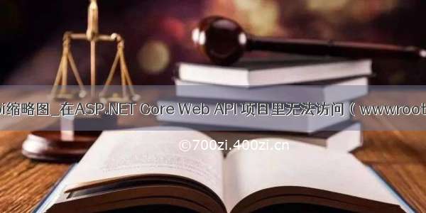 core webapi缩略图_在ASP.NET Core Web API 项目里无法访问（wwwroot）下的文件