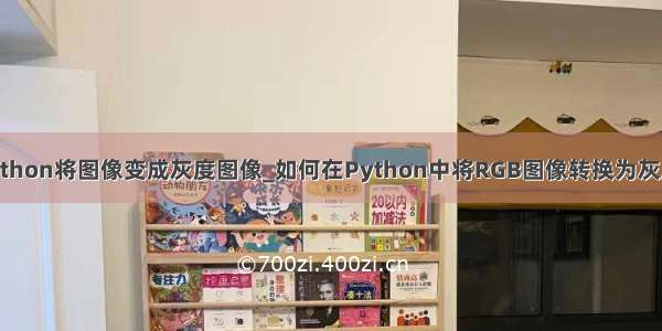 python将图像变成灰度图像_如何在Python中将RGB图像转换为灰度？