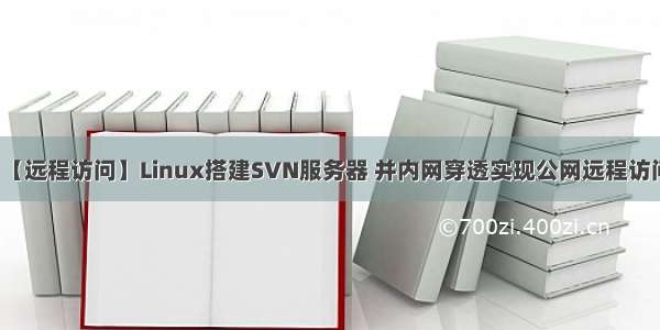 【远程访问】Linux搭建SVN服务器 并内网穿透实现公网远程访问
