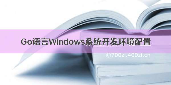 Go语言Windows系统开发环境配置