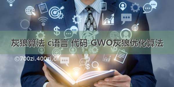 灰狼算法 c语言 代码 GWO灰狼优化算法