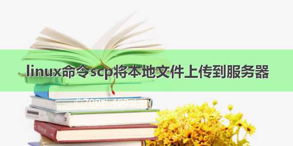 linux命令scp将本地文件上传到服务器