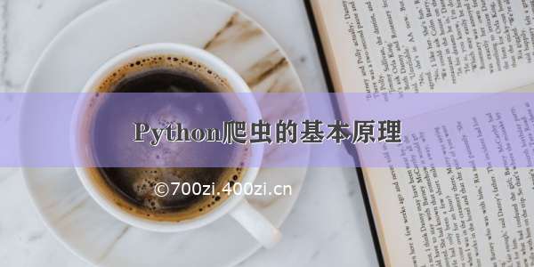 Python爬虫的基本原理