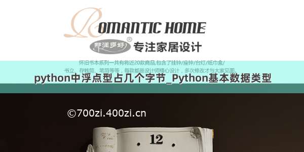 python中浮点型占几个字节_Python基本数据类型