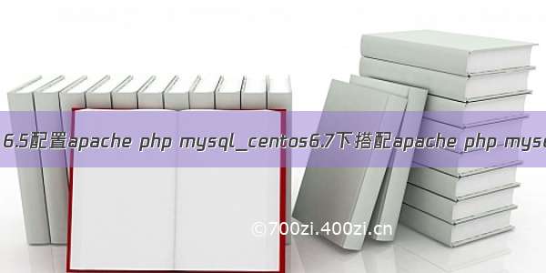 centos 6.5配置apache php mysql_centos6.7下搭配apache php mysql环境