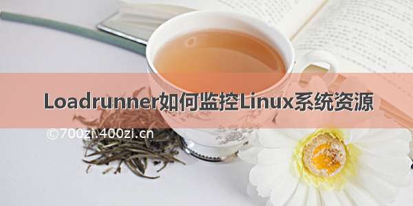 Loadrunner如何监控Linux系统资源