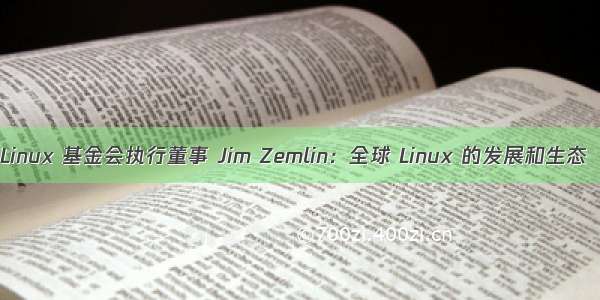Linux 基金会执行董事 Jim Zemlin：全球 Linux 的发展和生态