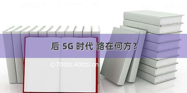 后 5G 时代 路在何方？