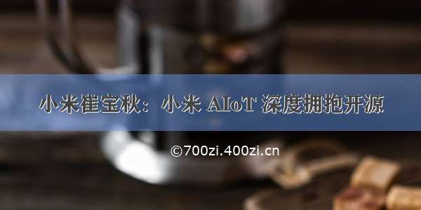 小米崔宝秋：小米 AIoT 深度拥抱开源