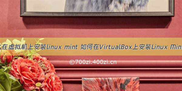 怎么在虚拟机上安装linux mint 如何在VirtualBox上安装Linux Mint？