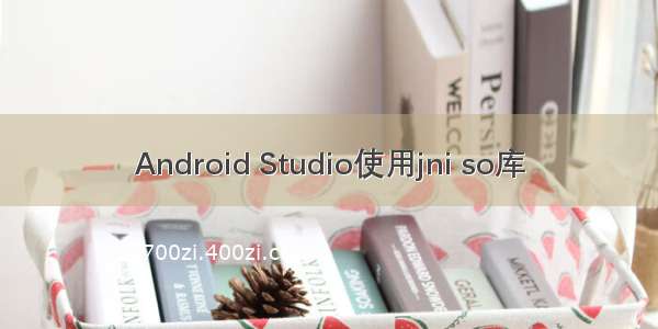 Android Studio使用jni so库