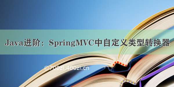 Java进阶：SpringMVC中自定义类型转换器