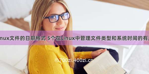 查看linux文件的日期格式 5个在Linux中管理文件类型和系统时间的有用命令