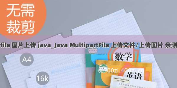 file 图片上传 java_Java MultipartFile 上传文件/上传图片 亲测