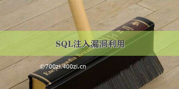 SQL注入漏洞利用