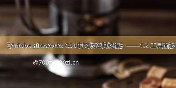 《Adobe Fireworks CS5中文版经典教程》——1.2 工具面板
