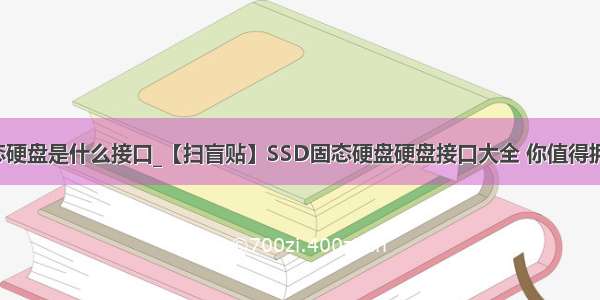 固态硬盘是什么接口_【扫盲贴】SSD固态硬盘硬盘接口大全 你值得拥有！