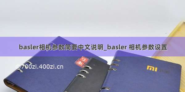 basler相机参数简要中文说明_basler 相机参数设置