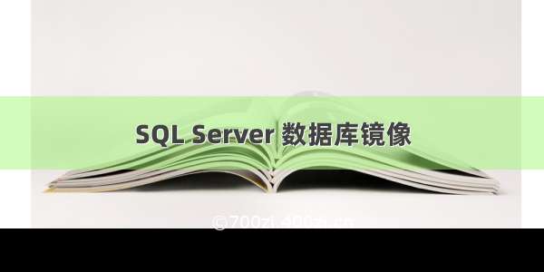 SQL Server 数据库镜像