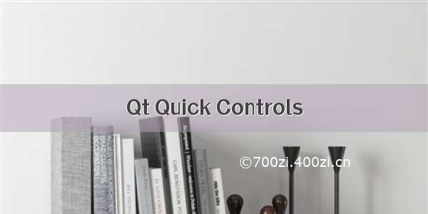 Qt Quick Controls