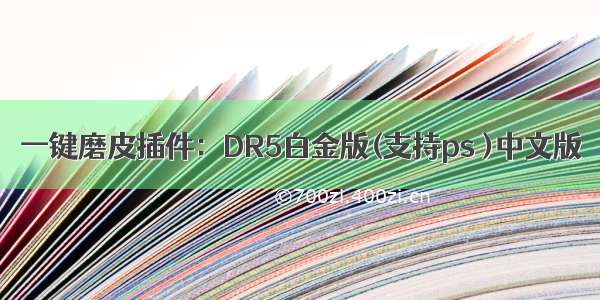 一键磨皮插件：DR5白金版(支持ps )中文版