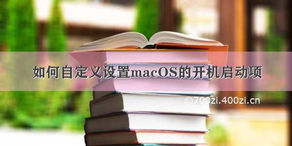 如何自定义设置macOS的开机启动项